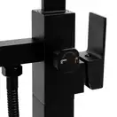 Смеситель для ванны YOKA ENZO BLACK черный напольный (BS.ENZO-BLK)