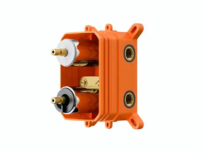 Душевая система с термостатом CORSAN LUGO GOLD + BOX скрытого монтажа (Z03TGL)