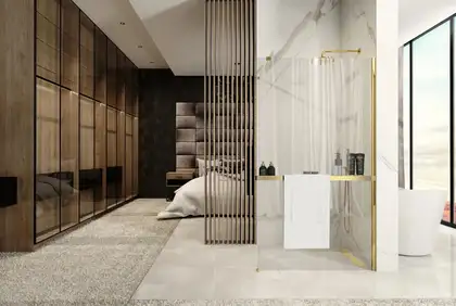 Rea Полка EVO GOLD на душевую стенку (HOM-00653)