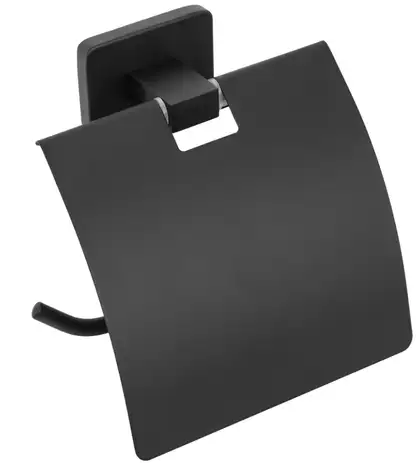 Держатель для туаленой бумаги REA OSTE 05 BLACK черный (REA-80045) Держатель для туаленой бумаги REA OSTE 05 BLACK черный (REA-80045)