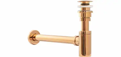 Сифон универсальный для раковины (умывальника) REA ROSE GOLD CLICK-KLAK розовое золото (REA-A8541) Сифон универсальный для раковины (умывальника) REA ROSE GOLD CLICK-KLAK розовое золото (REA-A8541)