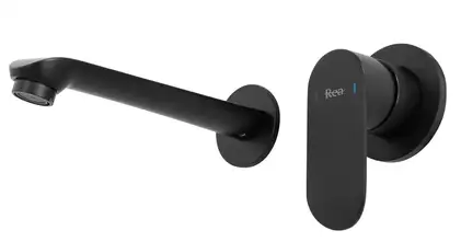 Смеситель для раковины (умывальника) REA HYPER BLACK + BOX черный настенный скрытого монтажа (REA-B2061) Смеситель для раковины (умывальника) REA HYPER BLACK + BOX черный настенный скрытого монтажа (REA-B2061)