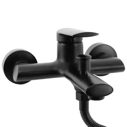 Rea Buzz Black Змішувач для ванни, чорний (REA-B3421)