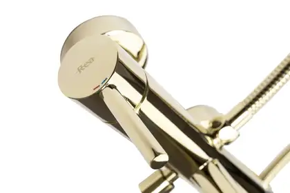 Rea Lungo Gold Змішувач для ванни та душу, золотий (REA-B6635)