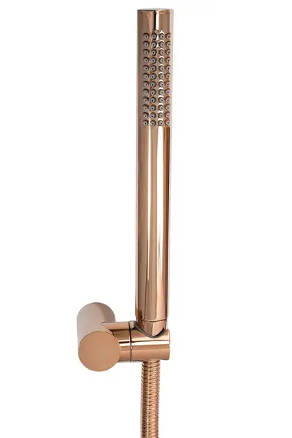 Смеситель для ванны и душа REA LUNGO ROSE GOLD настенный с изливом (REA-B6695)