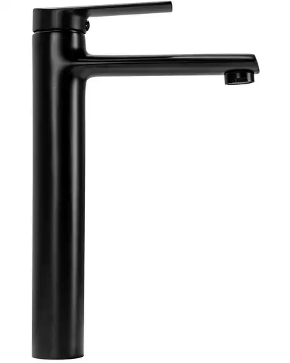 Rea Buzz Black High Змішувач для раковини, чорний (REA-B6921)