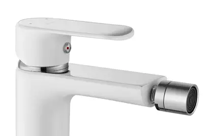 Смеситель для биде REA BLOOM WHITE CHROME (REA-B9916)