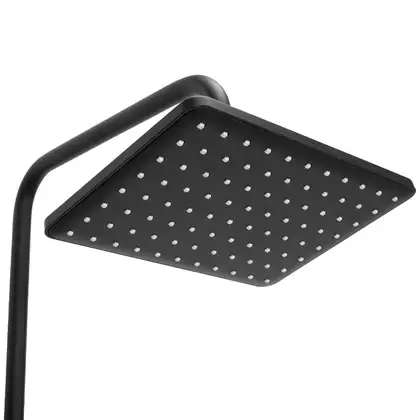 Душевой гарнитур REA SOUL BLACK  с изливом (REA-B9998)