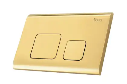 Інсталяція REA із золотою кнопкою F LIGHT GOLD (REA-E9851)