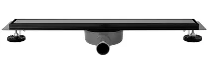Трап для душа REA NEO PRO BLACK 2в1 черный 80 см (REA-G8907)