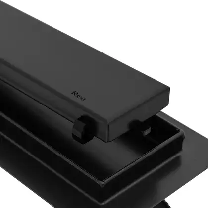 Трап для душа REA NEO PRO BLACK 2в1 черный 80 см (REA-G8907)