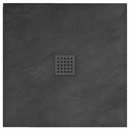 Душевой поддон REA ROCK 90X90 BLACK (REA-K4581)