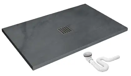 Душевой поддон REA ROCK 80X100 GREY (REA-K4582) Душевой поддон REA ROCK 80X100 GREY (REA-K4582)