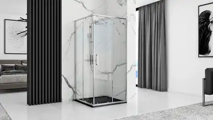 Душевой поддон REA GRAND 80X100 BLACK (REA-K4593)
