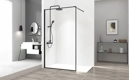 Душевая стенка REA BLER 110 BLACK (REA-K7630)