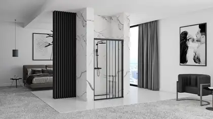 Душевая дверь REA ALEX 90 BLACK (REA-K9638)