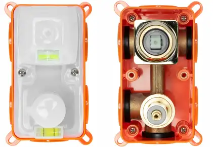 Душовий гарнітур прихованого монтажу REA HYPER GOLD + BOX золотий (REA-P2001)