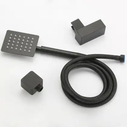 Душовий гарнітур прихованого монтажу Yoka DUAL 25 BLACK + BOX чорний (BP.DUAL25 BLK)