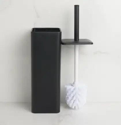 Ёршик для унитаза Yoka AMBA BLACK черная (PD.AMBA FB)