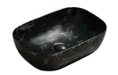 Умывальник (раковина) MEXEN RITA BLACK MARBLE MATT (MEX-21084594)