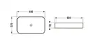 Умывальник (раковина) MEXEN VENA LIGHT GREY MATT (MEX-22196061)