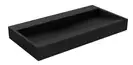 Умывальник (раковина) MEXEN AVA 80 BLACK MATT B/O накладной подвесной (MEX-23018070)