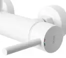 Смеситель для ванны и душа REA LUNGO WHITE MATT настенный с изливом (REA-B8030)