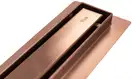 Трап для душа REA NEO SLIM PRO BRUSHED COPPER 80 см. (REA-G0653)