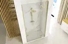 Душевая дверь REA HUGO BRUSHED GOLD 100 (REA-K8413)