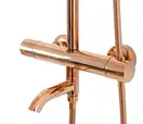 Душевой гарнитур REA LUNGO ROSE GOLD с термостатом и изливом (REA-P6606)