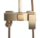 Душевой гарнитур REA JACK BRUSHED GOLD с изливом (REA-P7050)