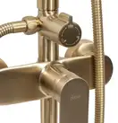 Душевой гарнитур REA VERSO BRUSHED GOLD с изливом (REA-P9146)