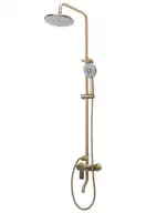 Душевой гарнитур REA VERSO BRUSHED GOLD с изливом (REA-P9146)