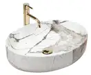 Rea Queen Thunder Умивальник накладний, мармур (REA-U4101)