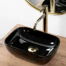 Умывальник (раковина) REA BELINDA MINI BLACK накладной черный (REA-U8004)