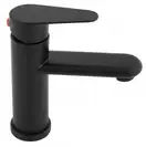 Смеситель для раковины (умывальника) Yoka SENA 24 BLACK черный низкий (BU.SENA-24-BLK)