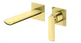 Змішувач для раковини (умивальника) KOHLMAN EXPERIENCE GOLD + BOX прихованого монтажу (QW180E-GD)