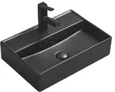Умывальник (раковина) MEXEN BLANCA 50 BLACK MATT накладной подвесной (MEX-21105085)