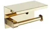 Держатель для туалетной бумаги MEXEN GOLD с полкой (MEX-701197-50)