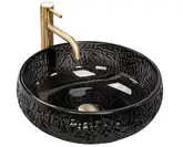 Умывальник (раковина) REA ICE BLACK накладной (REA-U6660)