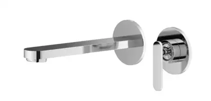 Смеситель для раковины (умывальника) KOHLMAN BOXINE CHROME + BOX скрытого монтажа (QW180B)