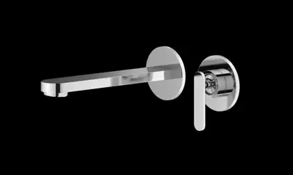 Смеситель для раковины (умывальника) KOHLMAN BOXINE CHROME + BOX скрытого монтажа (QW180B)