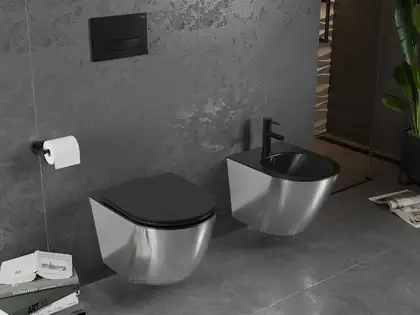 Подвесное биде MEXEN LENA GRAY BLACK MATT (MEX-35224874)