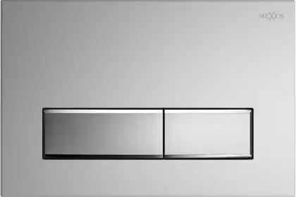 Кнопка смыва для инсталляции MEXEN FENIX 09 LIGHT CHROME (MEX-600901)