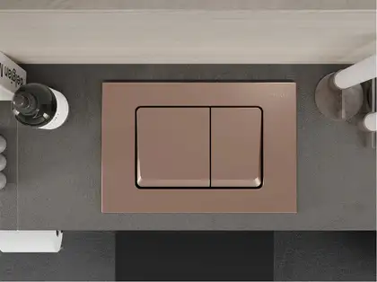 Кнопка смыва для инсталляции MEXEN FENIX 10 XS ROSE GOLD (MEX-601005)