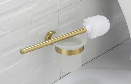 Ёршик для унитаза REA MIST 06 GOLD золотой (REA-80032)