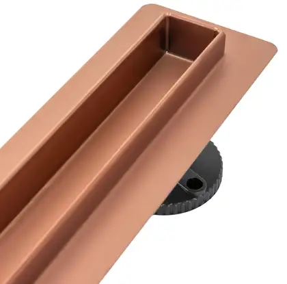Трап для душа REA NEO SLIM PRO BRUSHED COPPER 80 см. (REA-G0653)