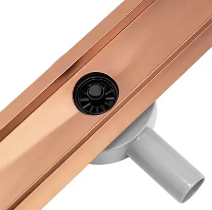 Трап для душа REA PURE NEO BRUSHED COPPER 70 см. (REA-G8021)