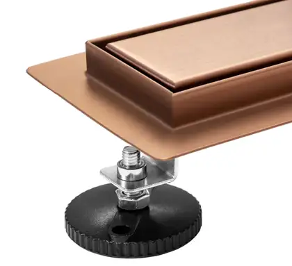 Трап для душа REA PURE NEO BRUSHED COPPER 70 см. (REA-G8021)