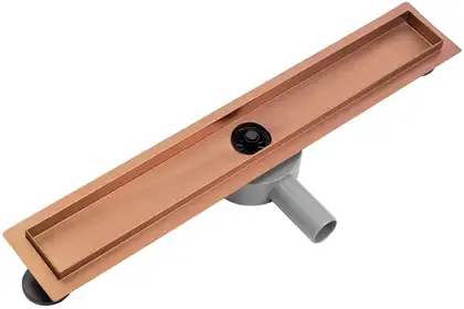 Трап для душа REA PURE NEO BRUSHED COPPER 70 см. (REA-G8021)